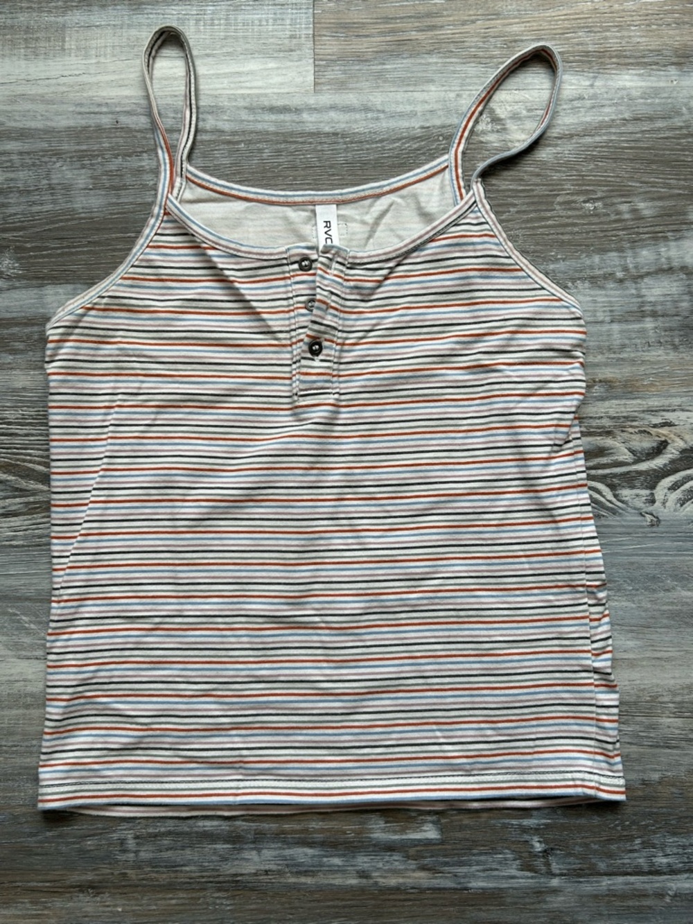 RVCA striped tank top